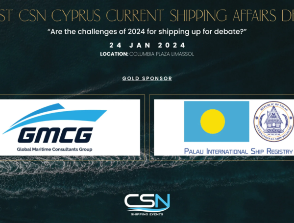 GMCG proudly joins as the Gold Sponsor for the 1st CSN Cyprus Current Shipping Affairs Debate